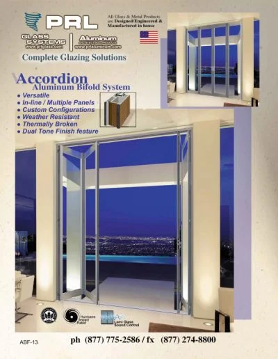 Accordion Aluminum Bifold Doors