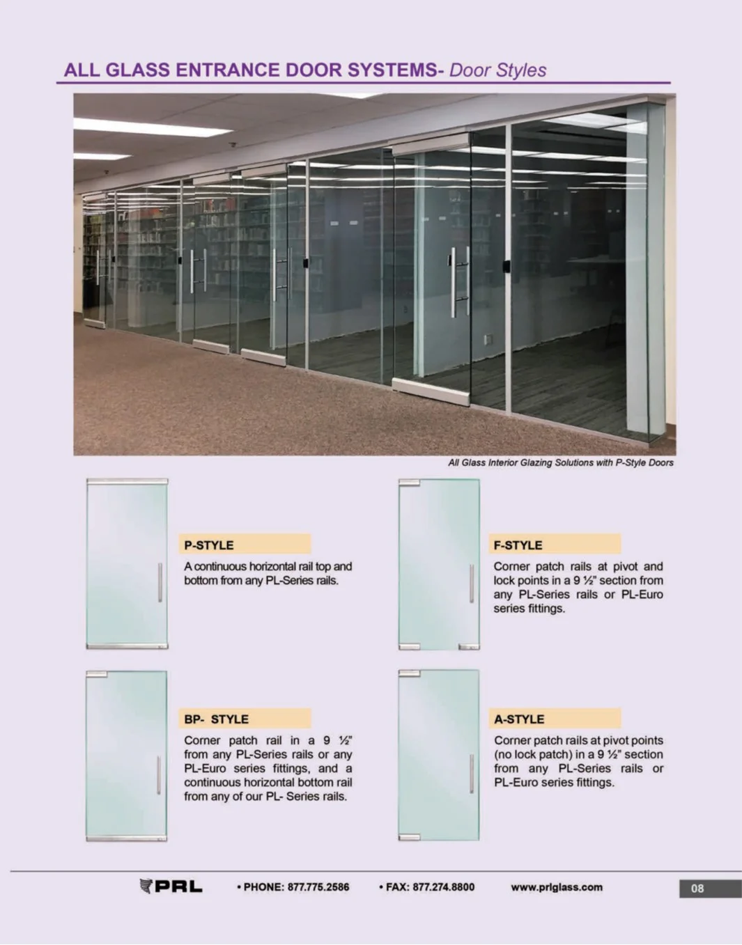 All Glass Door Styles