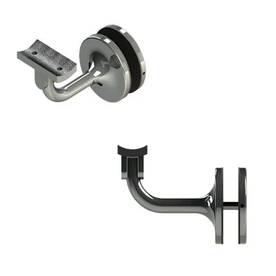 PLHR20XBGBS - Hand Rail Glass Mount Bracket