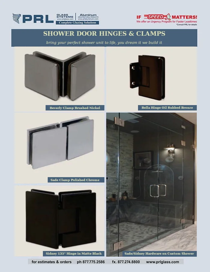 Shower Door Hinges Clamps